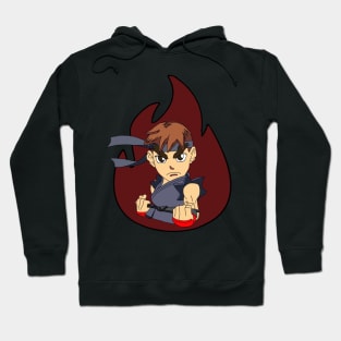 Ryu fire Hoodie